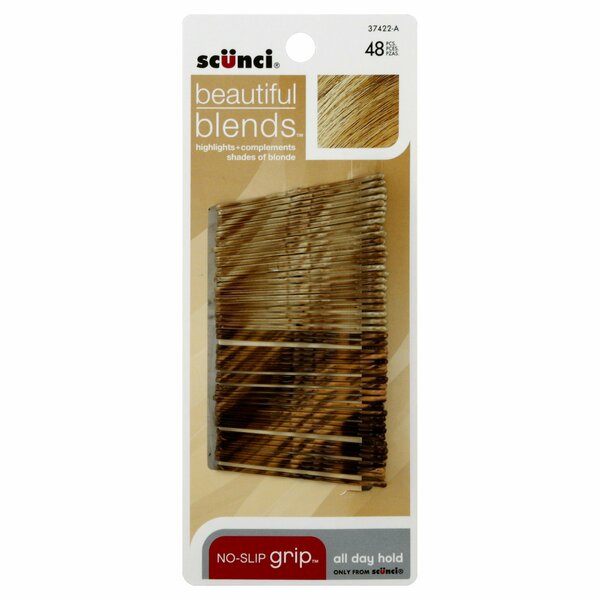 Scunci NO SLIP BOB PINS BROWN 121312